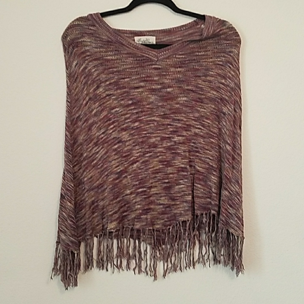 Pretty Poncho Pullover